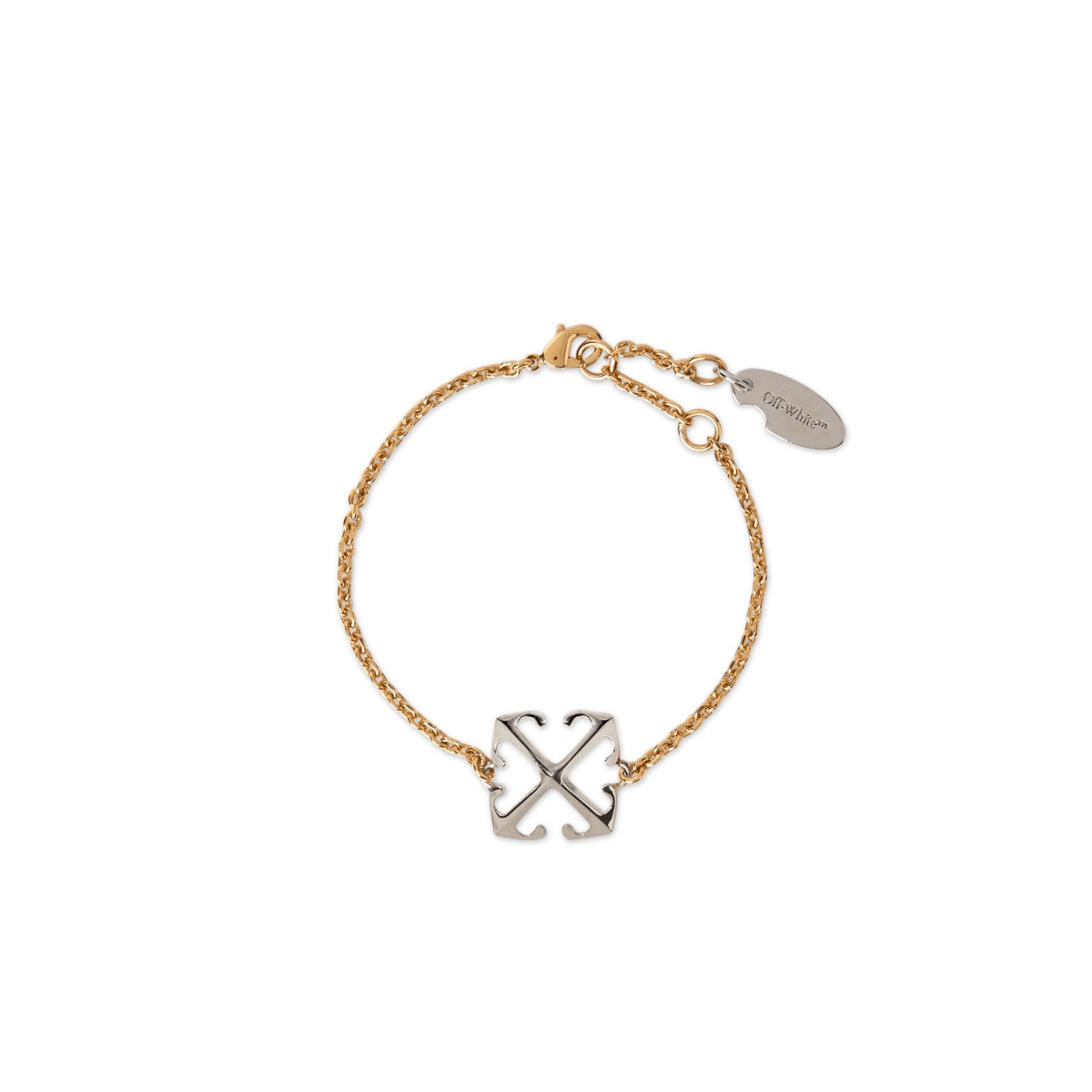 Off-White Bicolor Arrow Bracelet 'Gold' Accessories Off-White