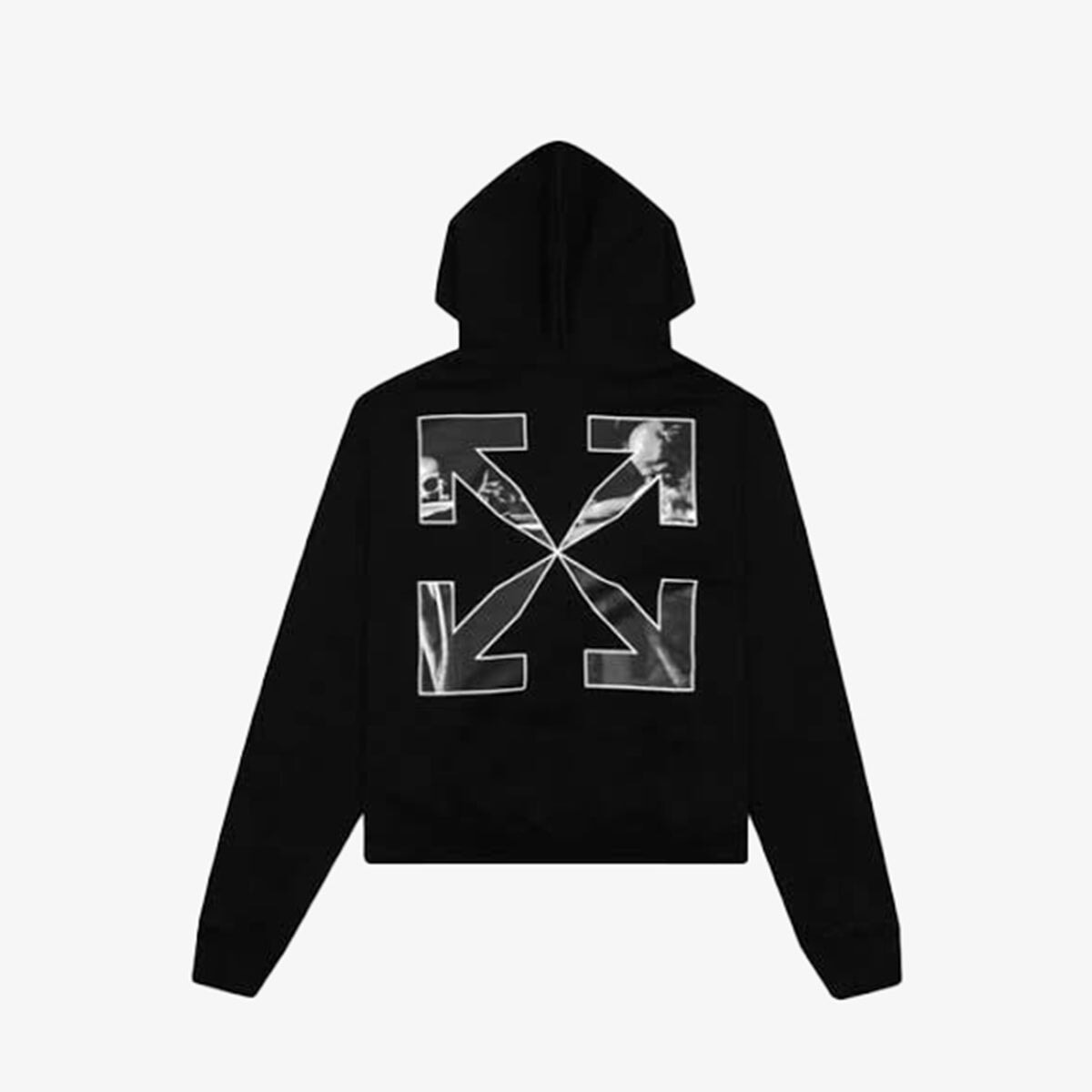 Off-White Caravaggio Arrows Hoodie “Black” Plug and Play