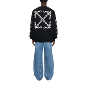 Off-White Chain Arrow Skate Sweatshirt 'Black' Sweatshirts Off-White