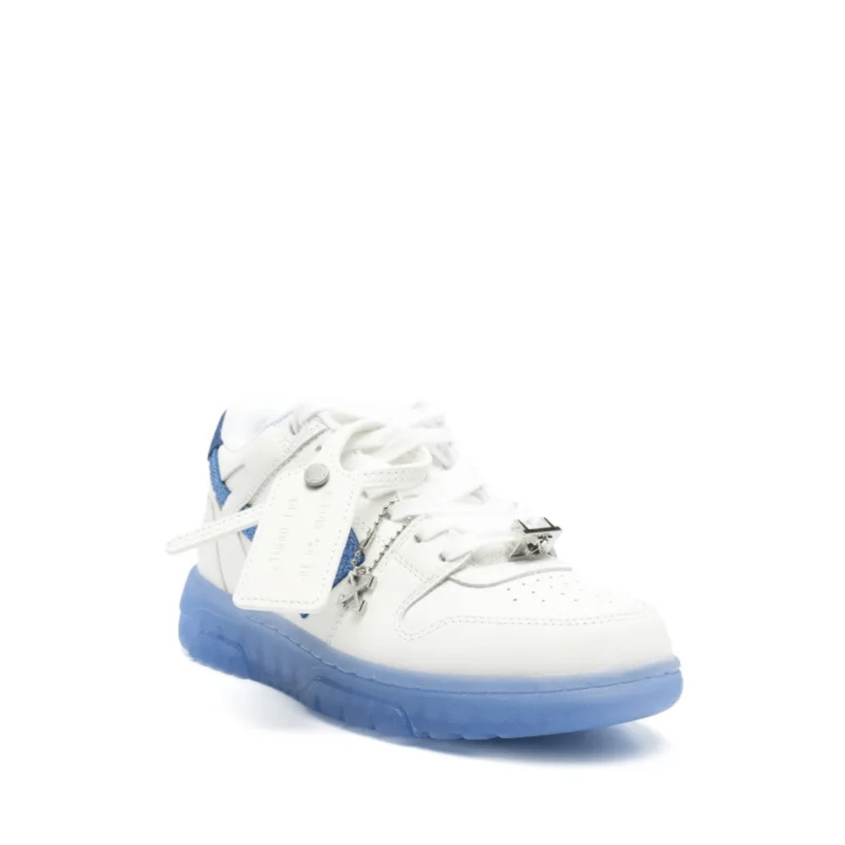 Off White Out Of Office Metal 'White-Dusty Blue' Sneakers Off-White