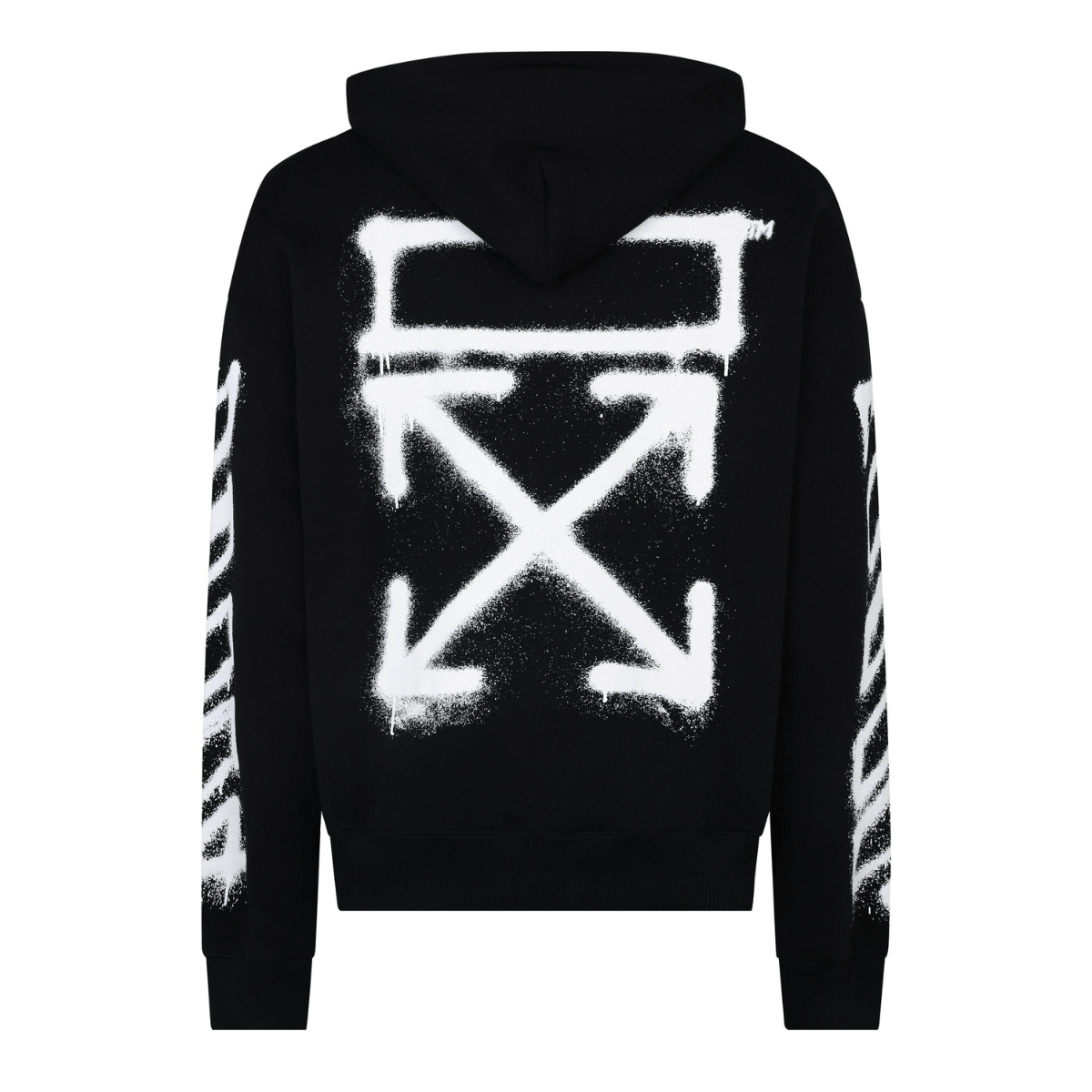 Off-White Overhead Off Spray Arrow Hoodie 'Black' Hoodies Off-White