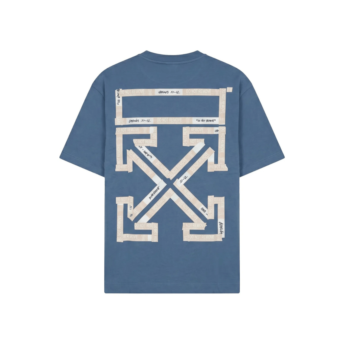 Off-White Tape Arrow Skate T-Shirt 'Blue Indigo' T-shirts Off-White