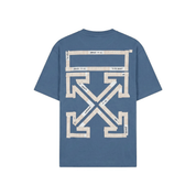 Off-White Tape Arrow Skate T-Shirt 'Blue Indigo' T-shirts Off-White