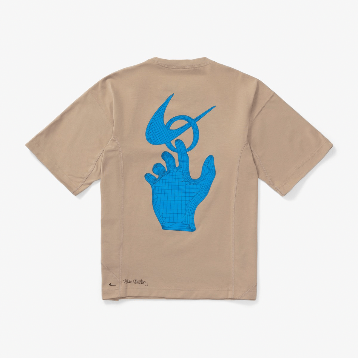 T shirt off white nike logo sales