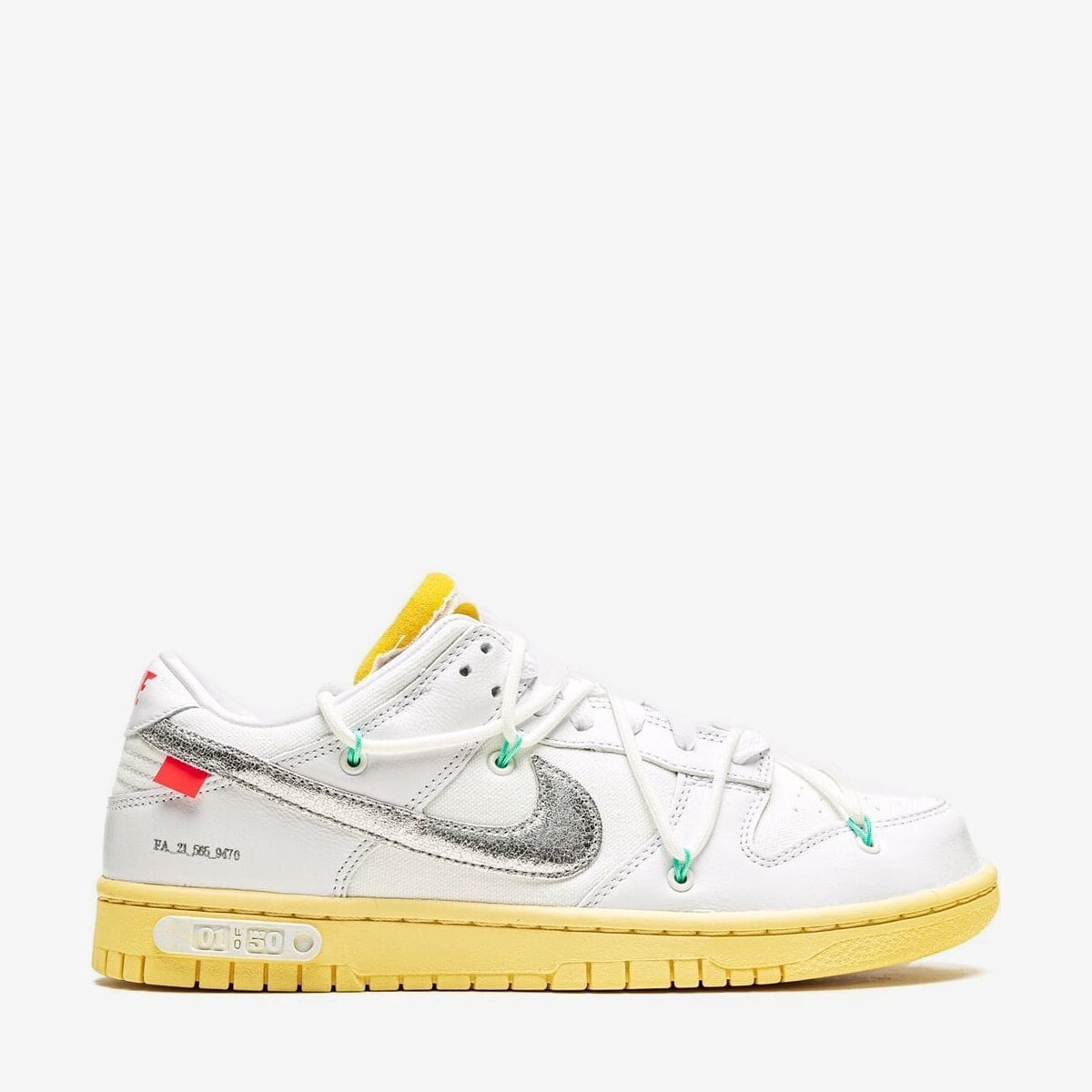 Off-White x Nike Dunk Low ”Lot 1” Sneakers Off-White