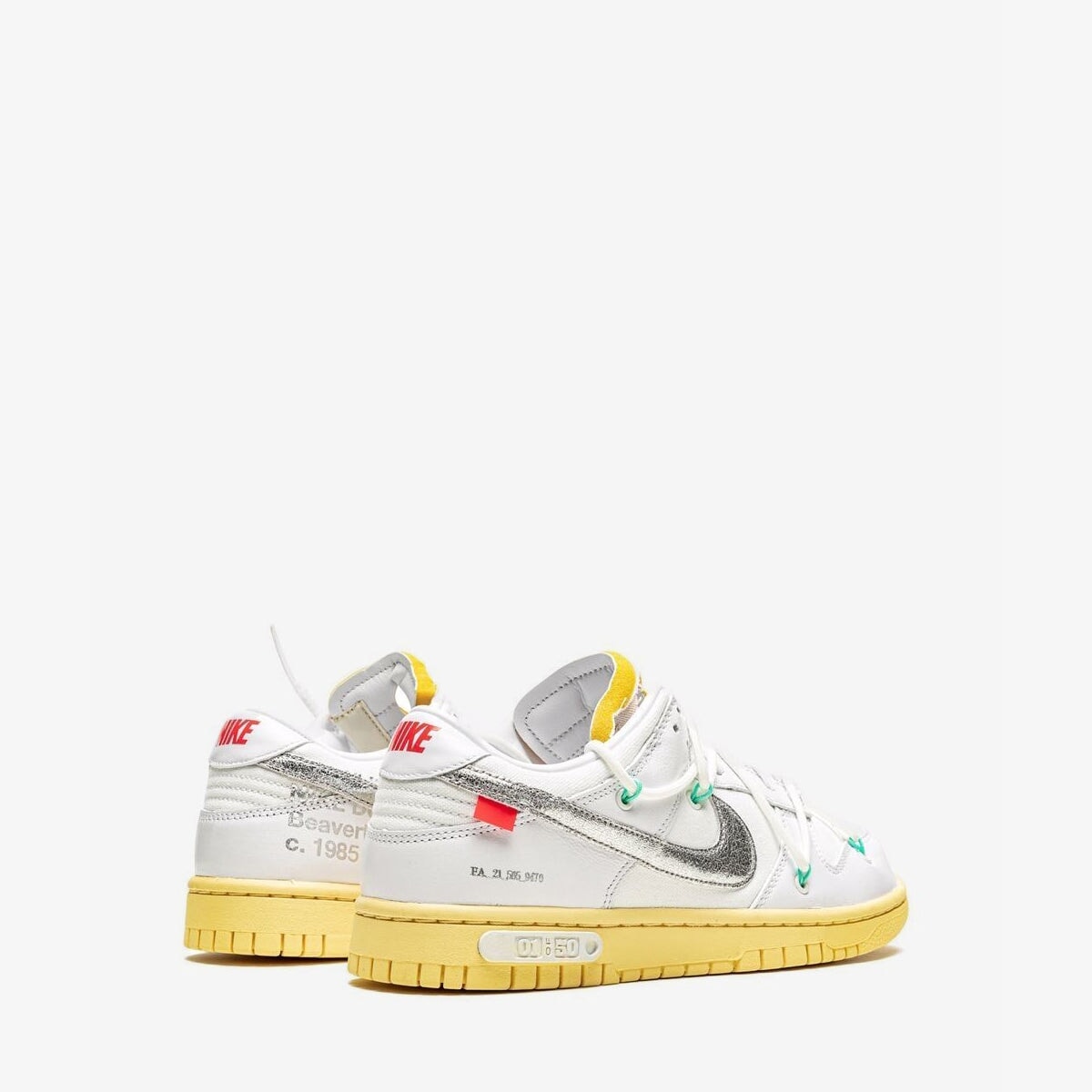 Off-White x Nike Dunk Low ”Lot 1” Sneakers Off-White