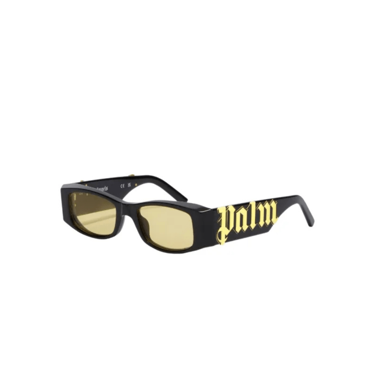 Palm Angels Angel Sunglasses 'Black/Yellow' Sunglasses Palm Angels
