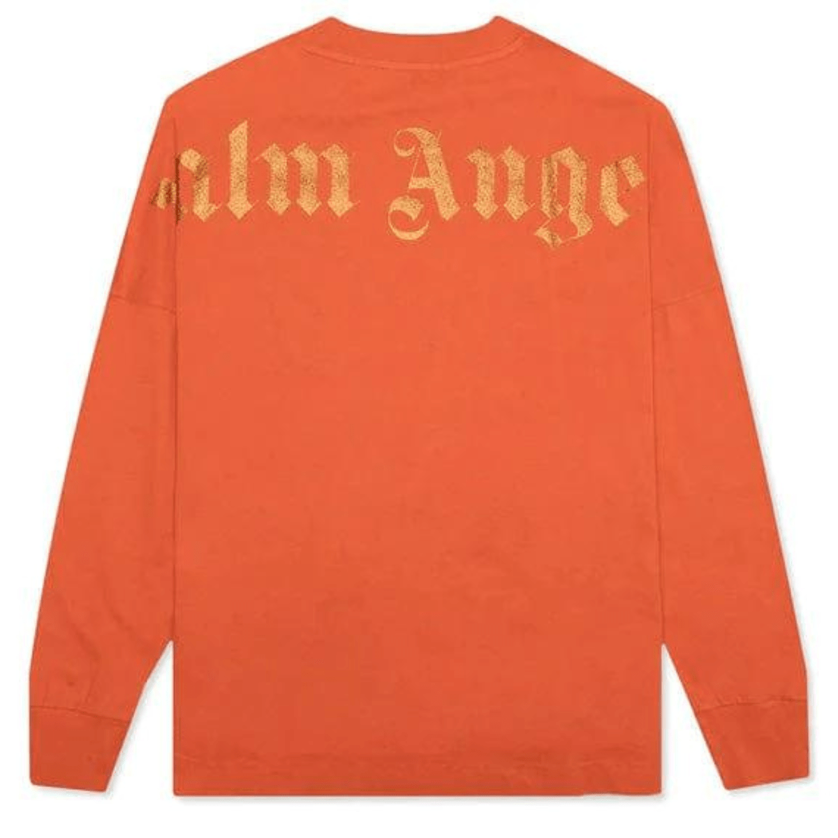Palm Angels Long-sleeved Glitter Mockneck “Brick Red” Sweatshirts Palm Angels
