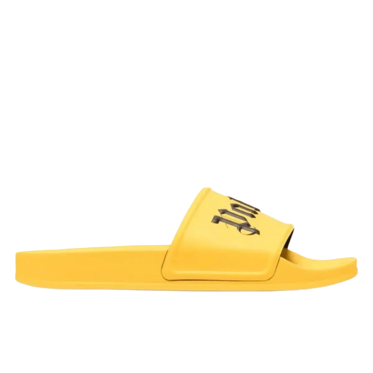 Palm Angels Pool Slides 'Yellow Black' Slides Palm Angels