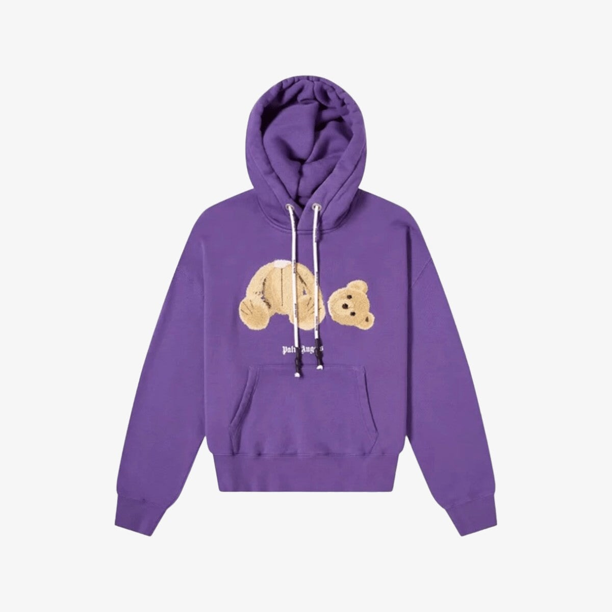 Palm Angels Purple Bear Hoodie Hoodies Palm Angels