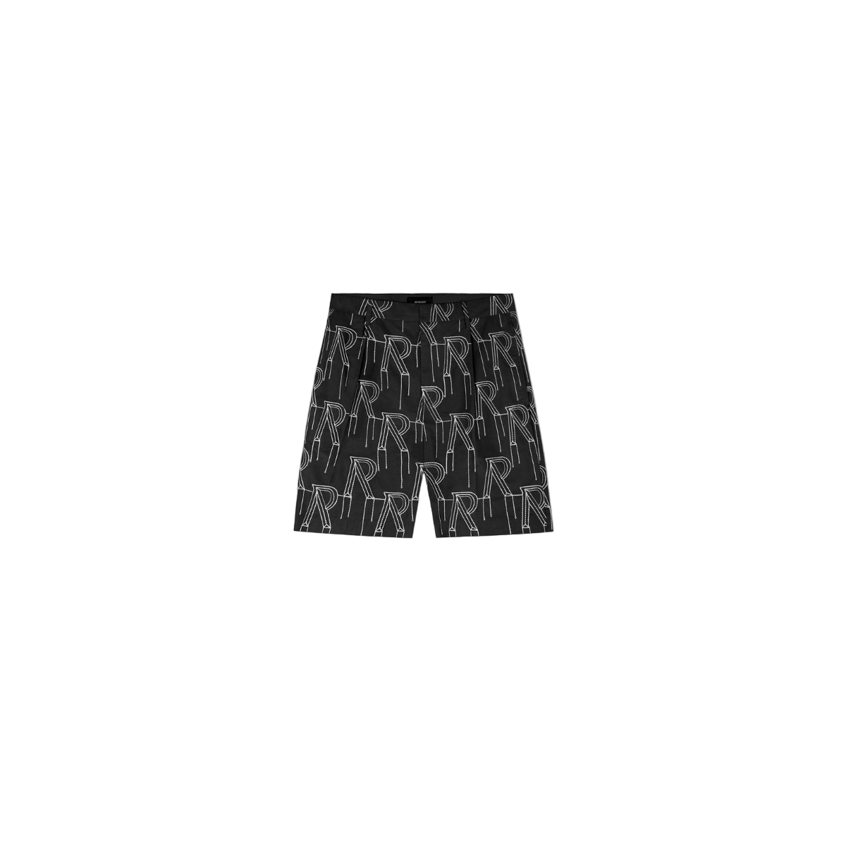 Represent Embroidered Initial Tailored Shorts 'Black' Shorts Represent