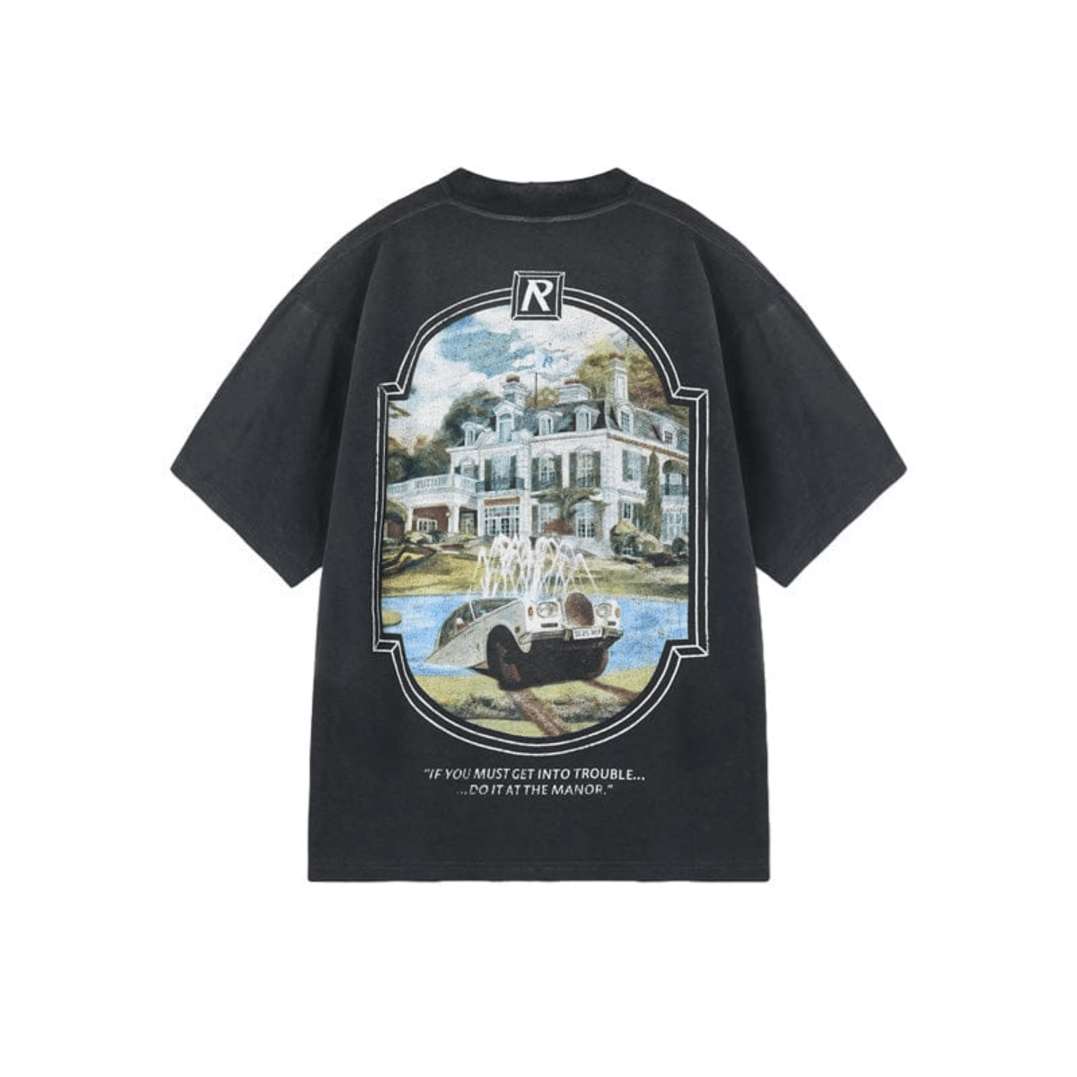 Represent Revere Manor T-Shirt 'Stained Black' T-shirts Represent