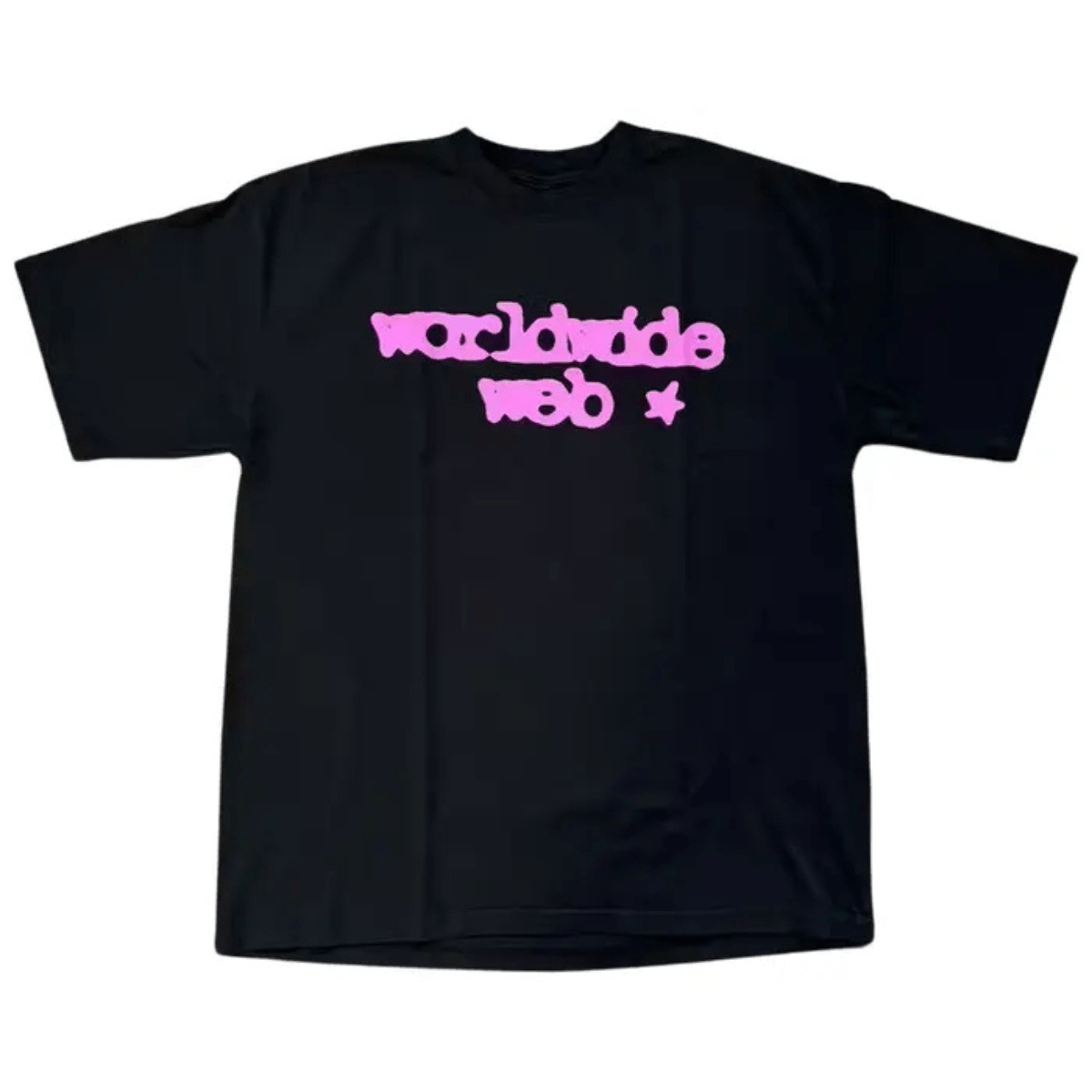 Sp5der Web Tee 'Black/Pink' T-Shirts Sp5der