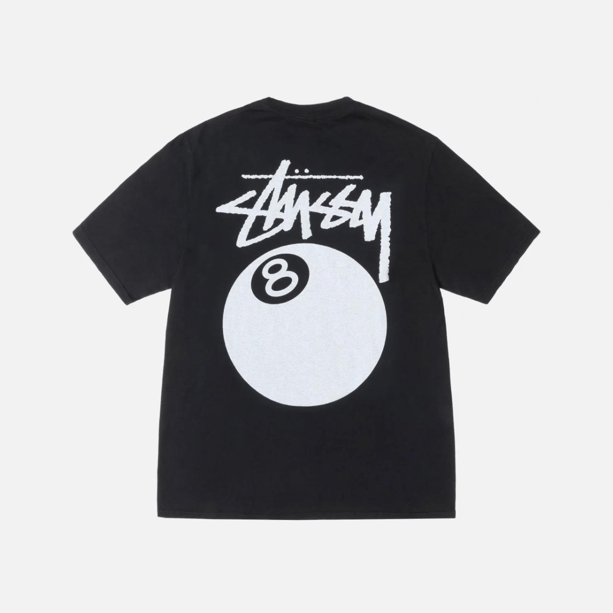 Stüssy 8 Ball Pigment Dyed “Black” T-shirt T-Shirts Stussy
