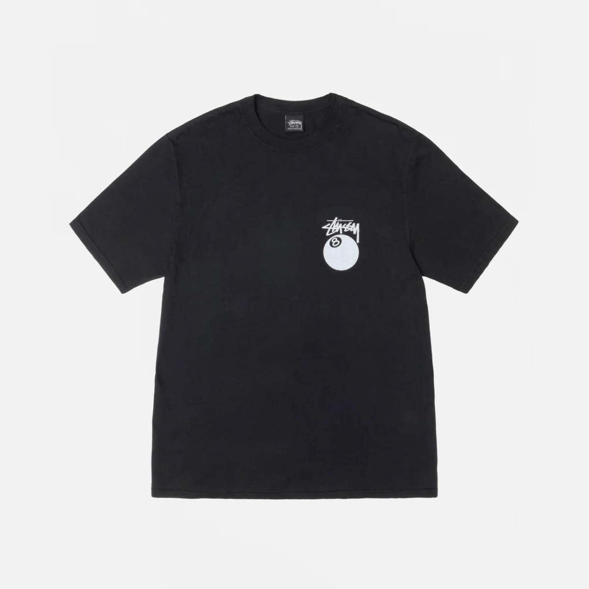 Stüssy 8 Ball Pigment Dyed “Black” T-shirt T-Shirts Stussy