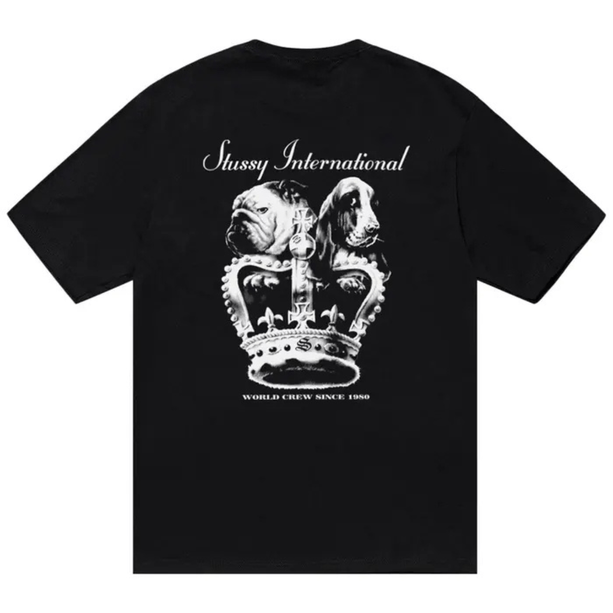 Stussy Dog Crown Tee 'Black' T-shirts Stussy