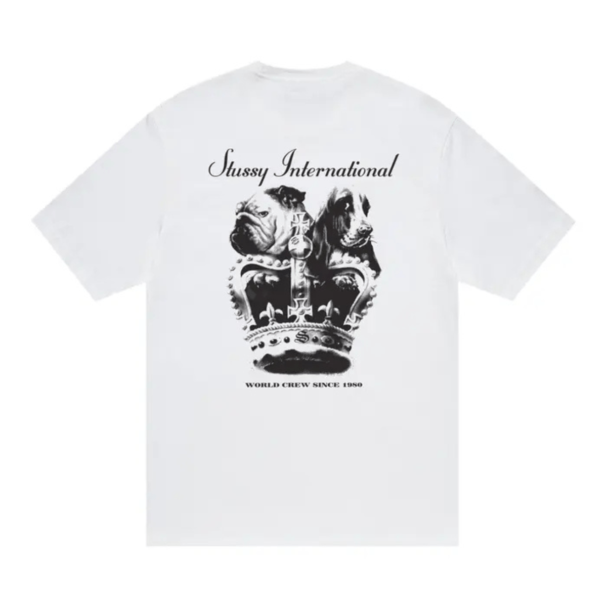 Stussy Dog Crown Tee 'White' T-shirts Stussy