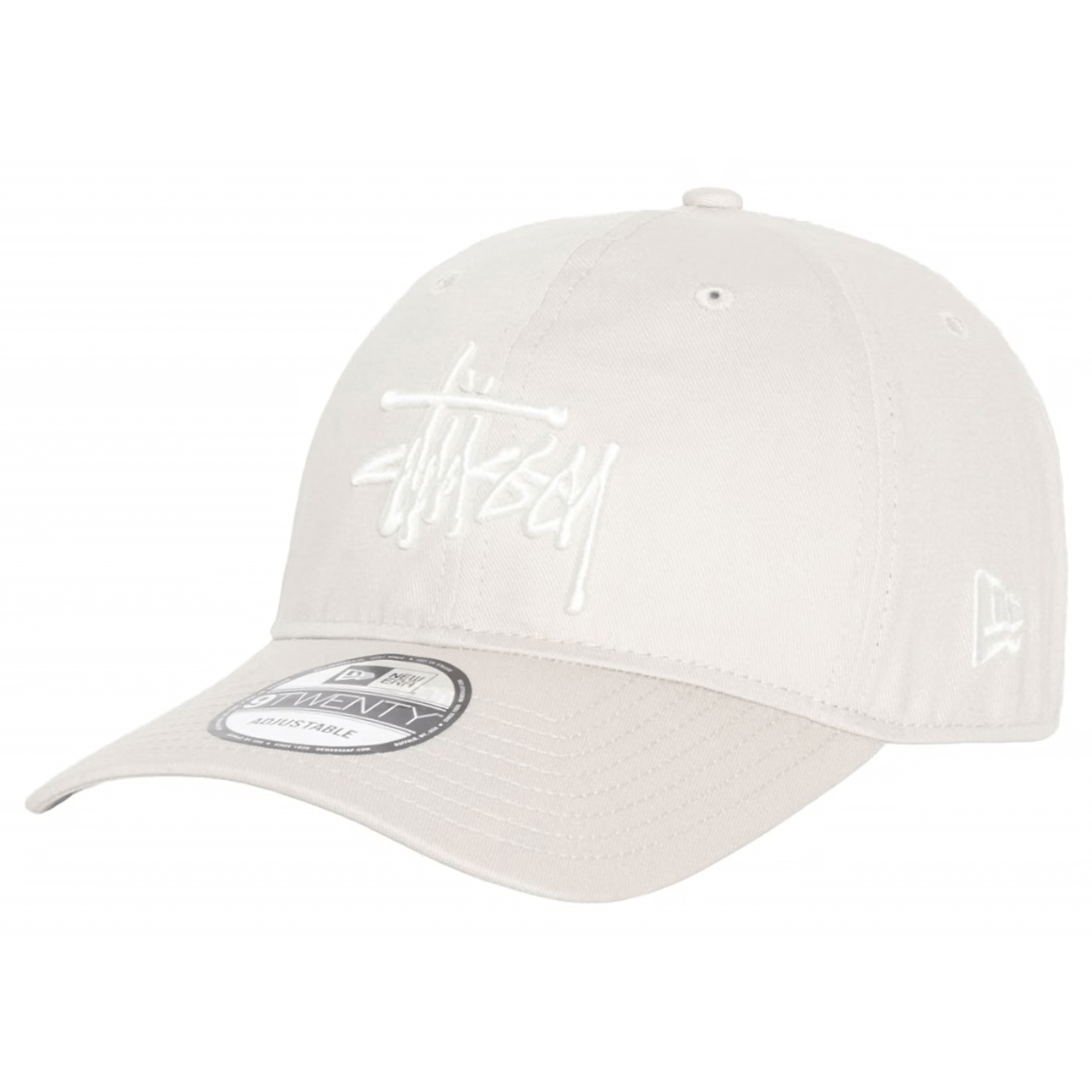 Stussy New Era 9twenty Basic Strapback Cap 'Stone' Headwear Stussy