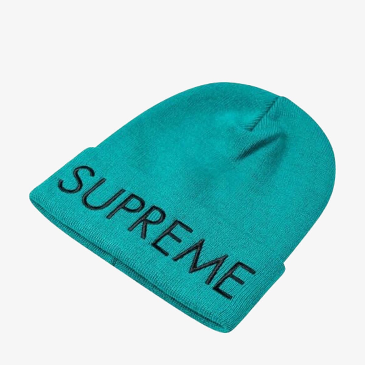 Supreme Capital Logo Beanie “Turquoise” Plug and Play