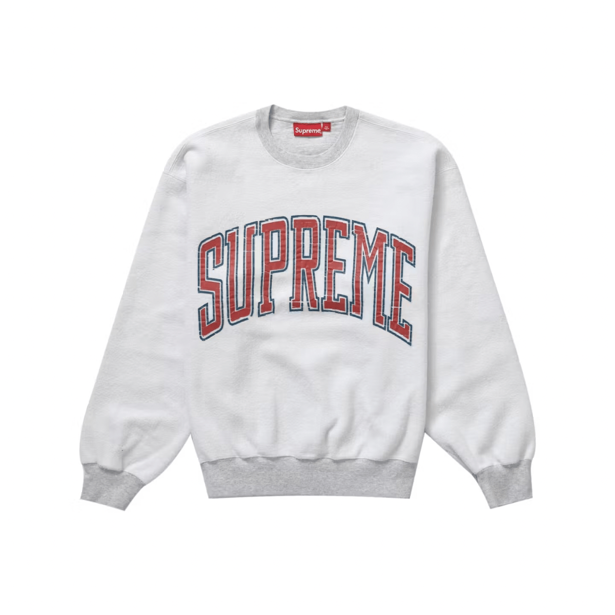 Supreme Inside Out Crewneck "Ash Grey" Sweatshirts Supreme