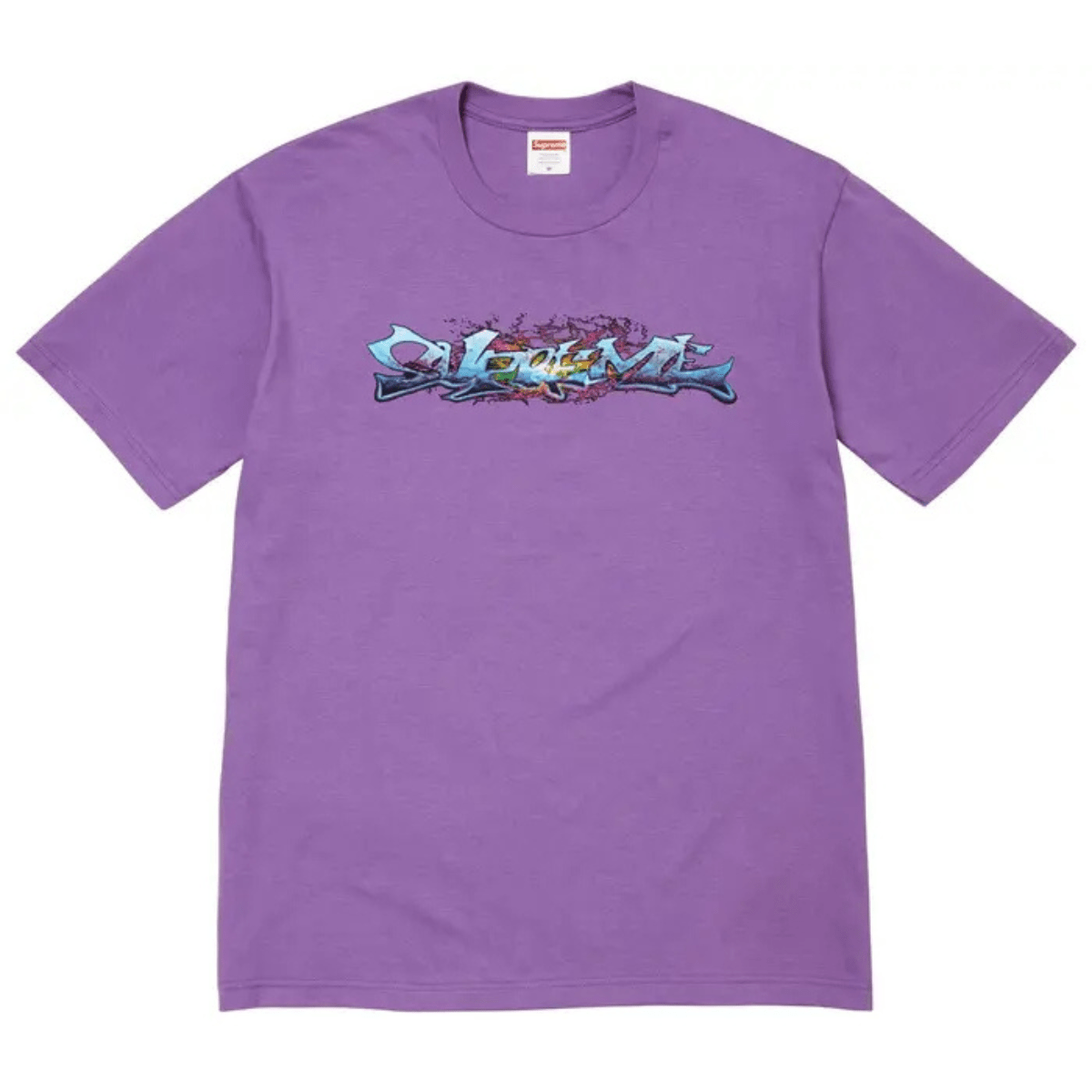 Supreme Tag Tee 'Purple' T-shirts Supreme