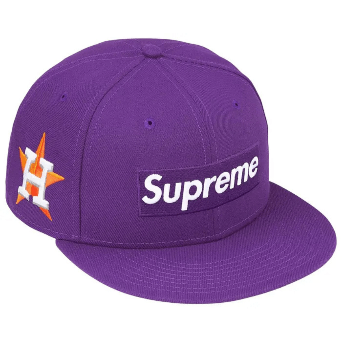 Supreme x MLB Teams Box Logo New Era 'Purple Houston Astros' Headwear Supreme