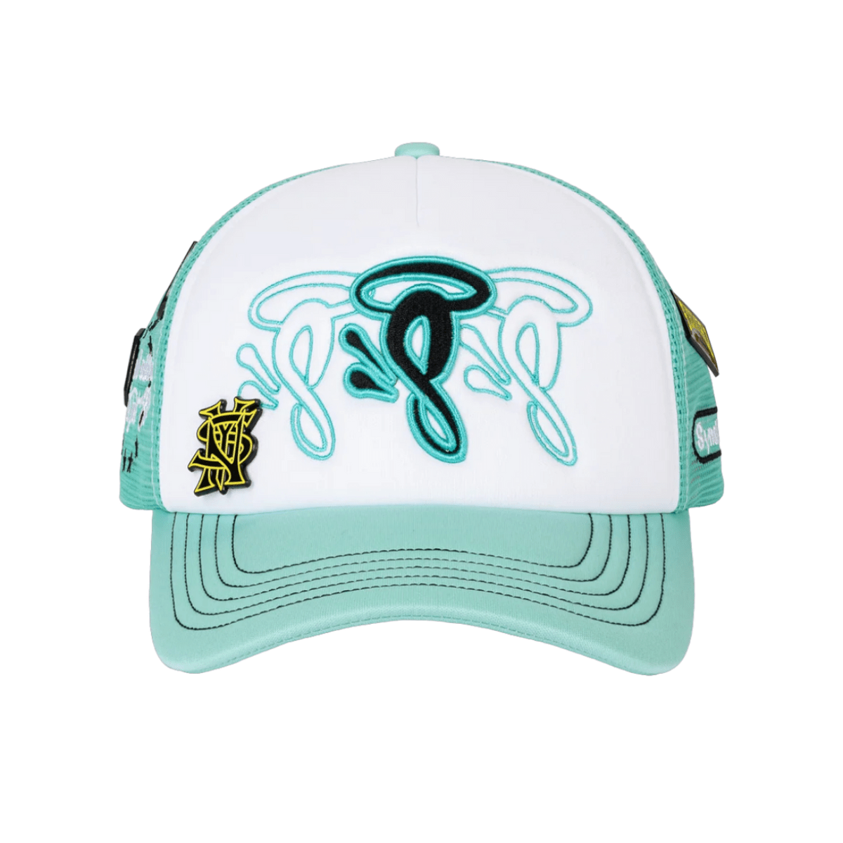 Syna World Halo S Trucker Cap 'White/Blue' Headwear Syna World