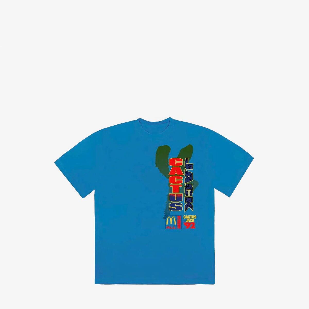 Travis Scott X Mcdonald’s All American ’92 T-shirt Blue T-Shirts Travis Scott