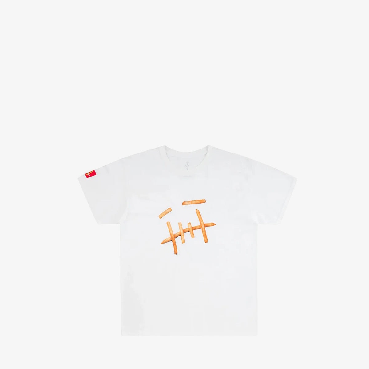 Travis Scott x McDonalds Chip Face T-Shirt "White" T-Shirts Travis Scott