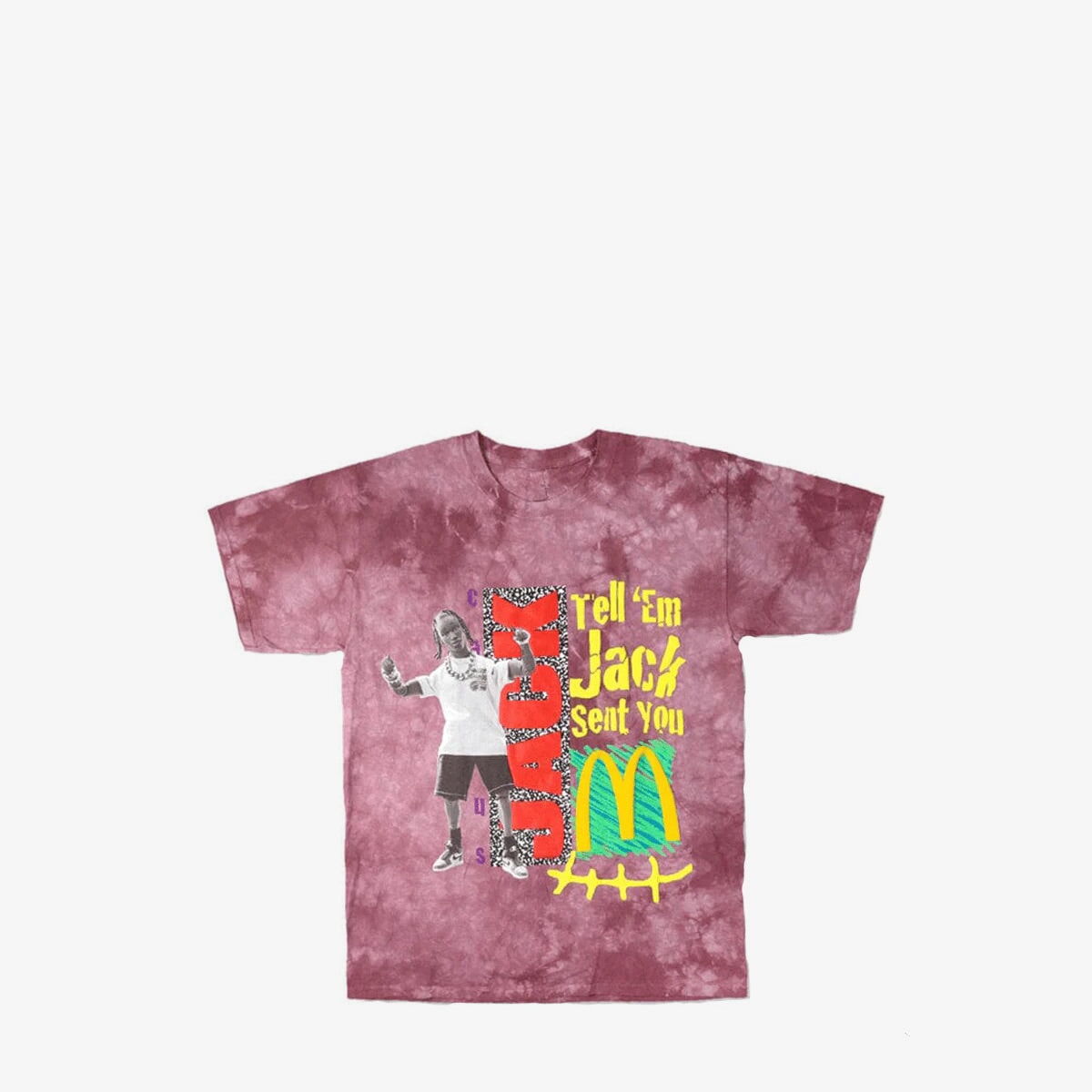 Travis Scott x McDonalds T-Shirt "Tell em Jack sent you - Pink" T-Shirts Travis Scott