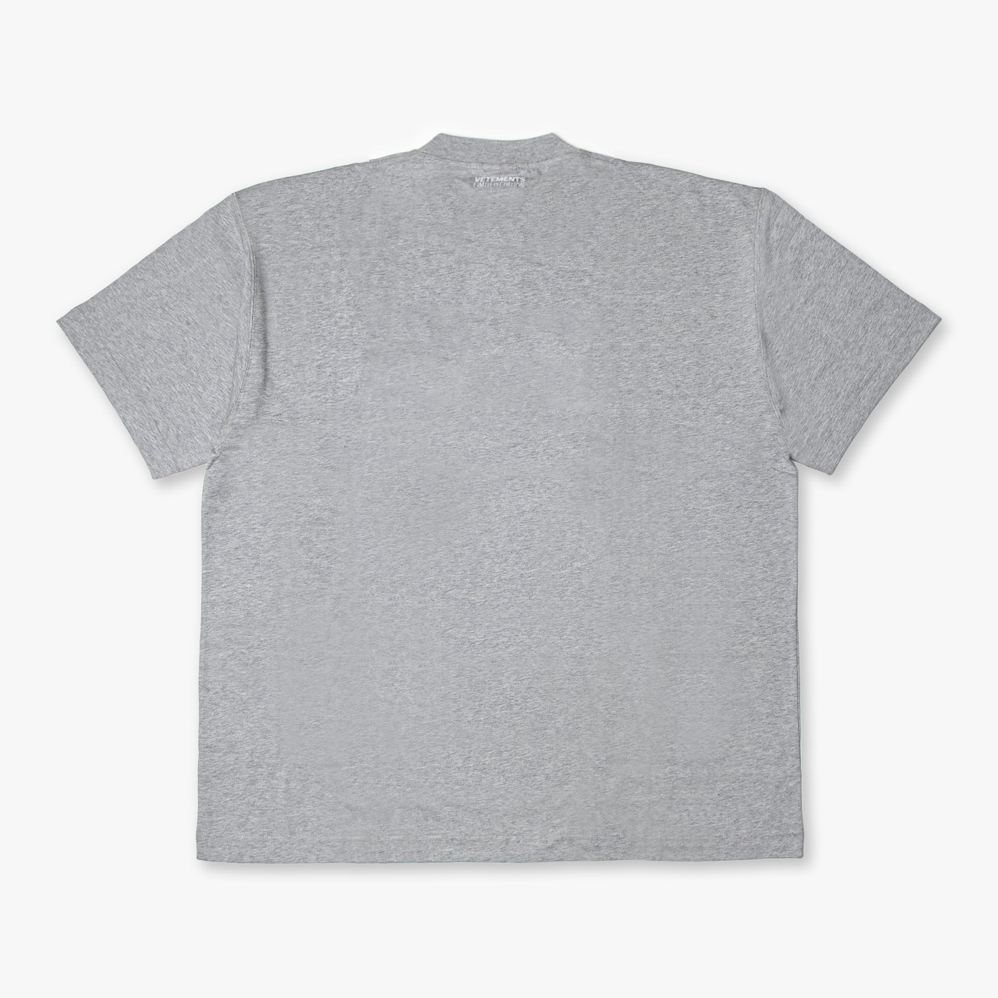 Vetements Paris “Grey Melange” T-shirt T-Shirts Vetements