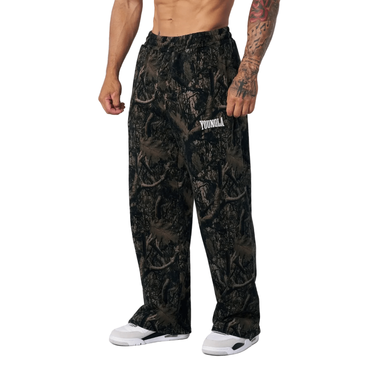 YoungLA Tree Camo Baggy Sweats 'Dark Tree Camo' Sweatpants YoungLA