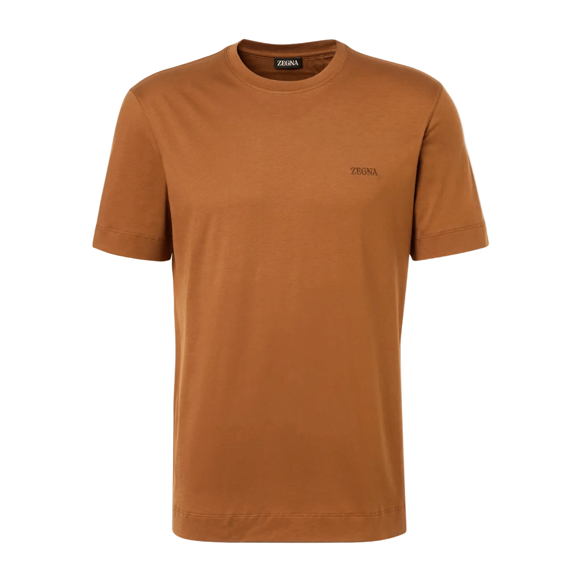 Zegna Logo Cotton Jersey T-shirt 'Dark Foliage Oasi' T-shirts Zegna